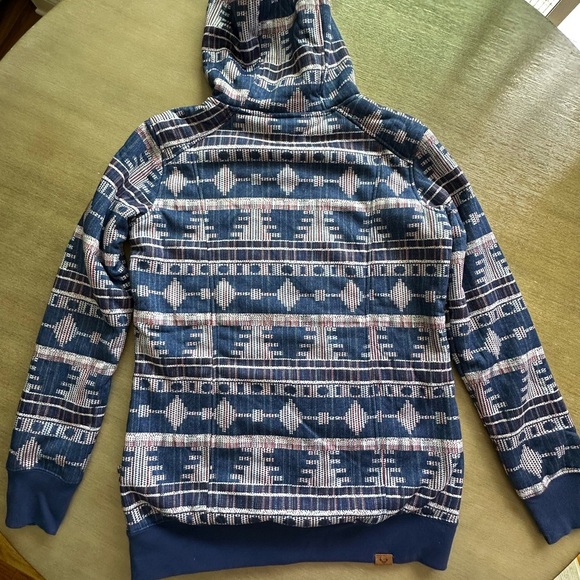 Roxy SNOW Junior's Frost Printed Fleece Jacket - large - Picture 7 of 12